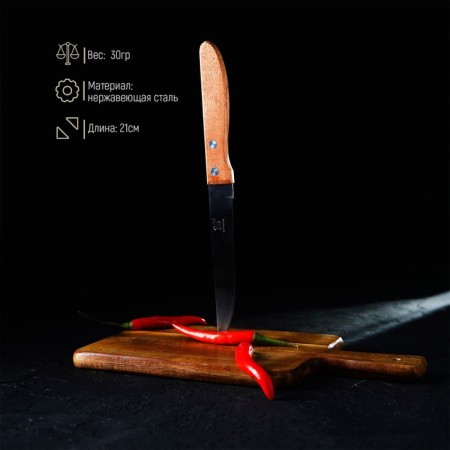 Knife Kitchen shade "Elbrus", blade 11.5 cm-1