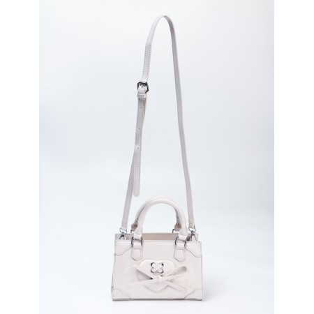 Female bag, 20*8*14, lightning departure, belt lengths, white