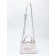Female bag, 20*8*14, lightning departure, belt lengths, white