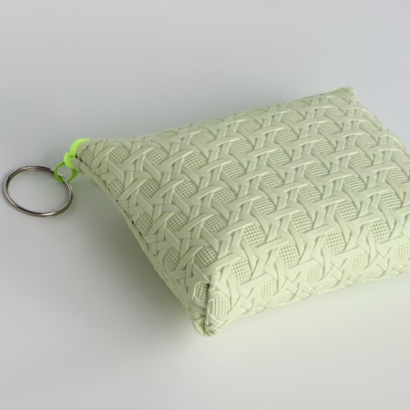 Women's wallet with lightning, yellow color-2