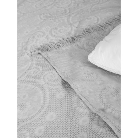 Waffle Grey waffle cover, size 150x200 cm-3