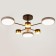 Chandelier 86507/6 LED 63W 3000-6000K Black-gold 72x72x23 cm Bayerlux