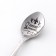 A spoon is registered, tea, with an engraving "Alexey", h = 14 cm,