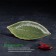 Ceramic serving dish "Dender", 20.5 × 8.5 × 1.5 cm, green color
