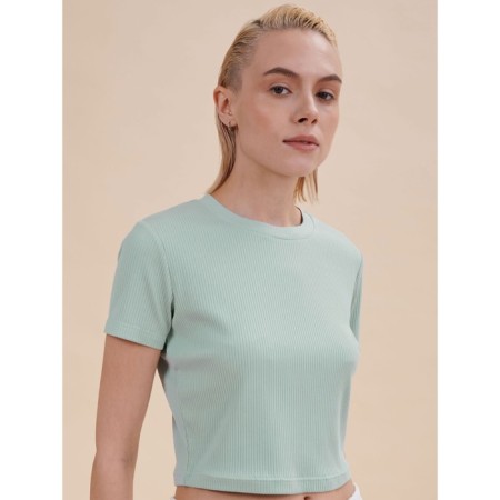 Crop top female Pelican, size 46, menthol color-1