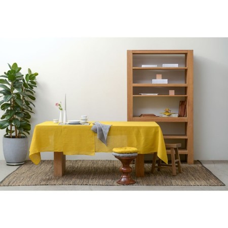 Bustic linen tablecloth bred -colored Essential, size 170x170 cm-3