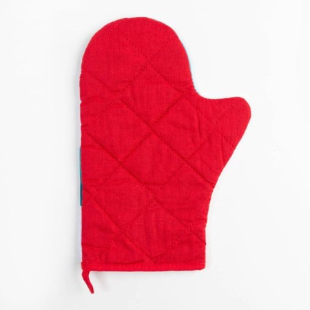 New Year's mittens-seging "With Happiness" 20x28cm, 35% x/l, 65% p/e, Vatin 250g/m2-2