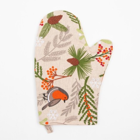 Set of kitchen. Bullfinch shares: mittens 20x27 cm, severity 19x19 cm, 100% HL-2