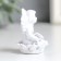 Souvenir Polystone "White Angel on Flower" MIX 3.6x3.7x5 cm