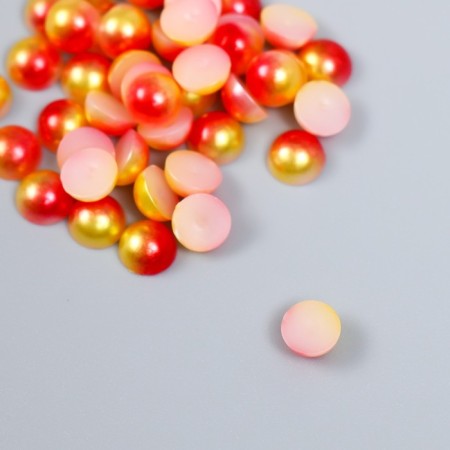 Decor "Gradient Orange-yellow" d = 6 mm 10g 200 pcs 5x2.5 cm mix-3
