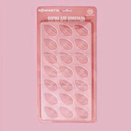 Konfinetta chocolate form "Chocolate Egg", 33 × 16.2 cm, 21 cells-5