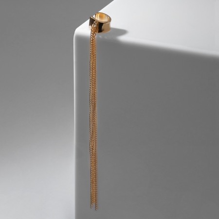 Earring "Kaff" 4 chains, color gold-2