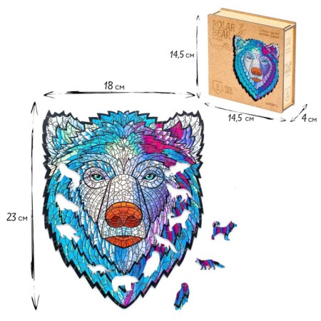 Figure puzzle "Bear" s-1