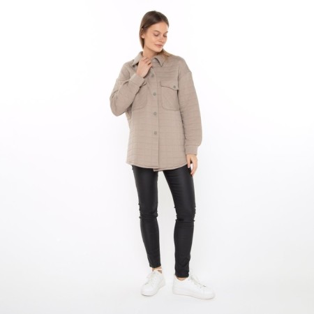 Female shirt, gray color, size 48-5