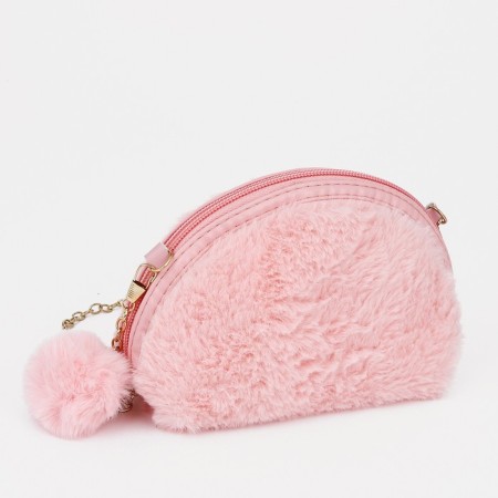 Bag's bag with lightning, pink color