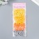 Beads for creativity plastic "Orange" matte d = 0.8 cm set 4 colors x 20 g