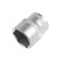 Head -sided tundra head, under a square 1/2, 24 mm, CRV