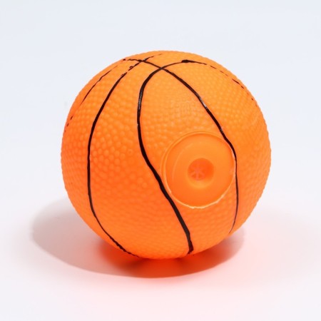Toy squirrel "Basketball" diameter 7.5 cm, orange-2