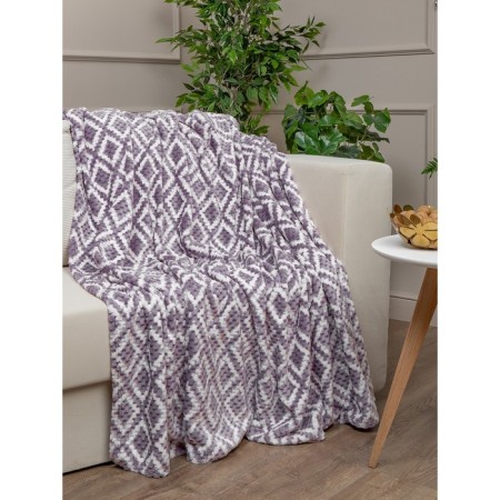 Texrepublic blanket, size 150x200 cm, lilac color-2