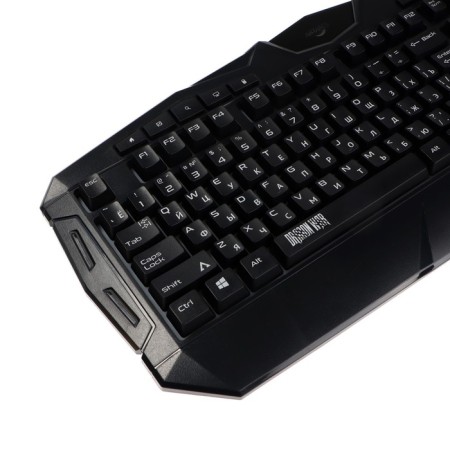 Kumo Antares K60 keyboard, game, wired, membrane, 114 keys, USB, subvy, black-2
