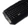 Kumo Antares K60 keyboard, game, wired, membrane, 114 keys, USB, subvy, black