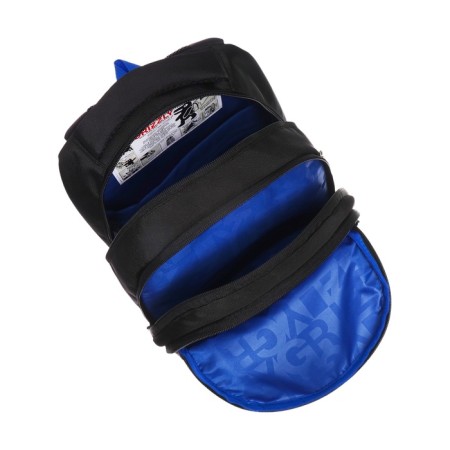 School backpack, 40 x 27 x 20 cm, Grizzly, ergonomic back, laptop department, black-6