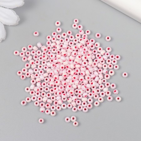 Glass glass 8/0 "Color middle. Red beans" 10 g-1