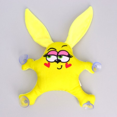 Auto -toe "Bunny", on suction cups, mix-3