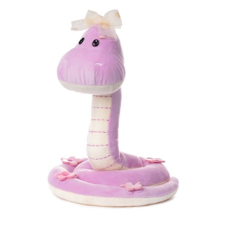 New Year! Soft toy "Daphne snake", purple color, 24 cm-1