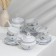 Porcelain tea service "Geese", 14 items