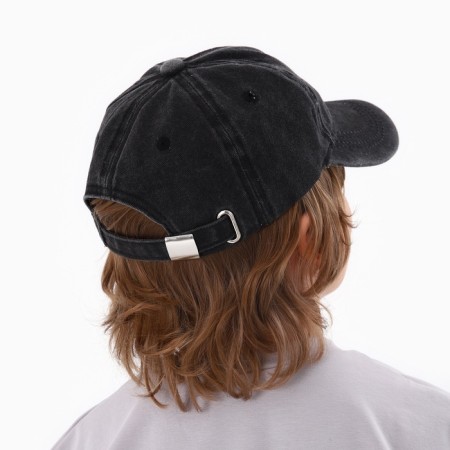Baby cap for a boy jeans, color gray rr 52-54 5-7 years-10