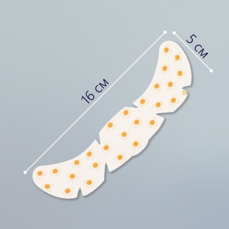 Tattoo on the body color "Freckle. Ovarian" 16x5 cm-1