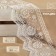 Lace on a grid, 90 mm × 11 ± 1 m, white color
