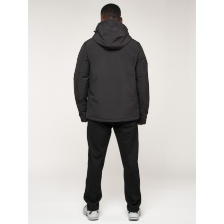 Male jacket, size 54, black color-3
