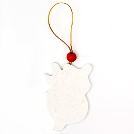 New Year's Wooden Suspension "New Year! Dragon with a ball "-3