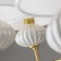 Suspended lamp Freya Fr2029PL-08BS Ceramics, 730x730 mm, E14, 8x40W, brass color