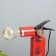 Fire extension table "Fire extinguisher" E27 40W Red 25x20x10cm Risalux