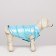 Dog jacket two -sided with a weight, size 10 (DS 25 cm, OG 34 cm, Osh 24 cm), Blue