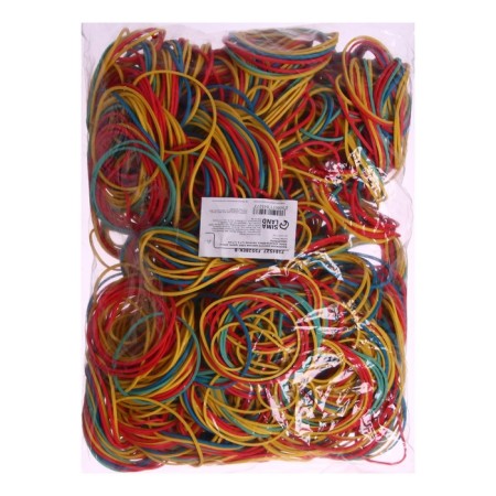 Bank gum colored, 1000 grams, length 95 mm, diameter - 60 mm, section 1.7 x 1.7 mm-1