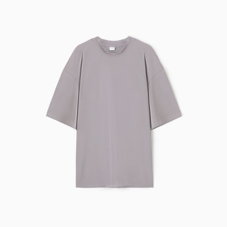 Men's T -shirt Minaku: Basic Line Man Color gray, size 52