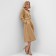 Women's dress Minaku: Casual Collection, beige color, size 46