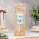 Candle for the cake "ice", number "5, blue