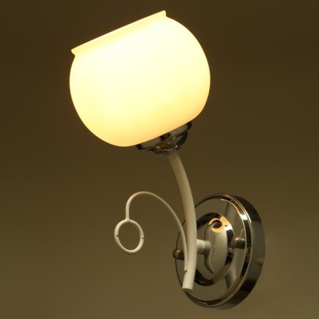 Sconces 2452/1 E27 40W Belo-chromovy-2