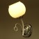 Sconces 2452/1 E27 40W Belo-chromovy