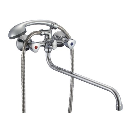 Eleanti Elt2020 bath mixer, two -wound, hose, watering can, bracket, chrome