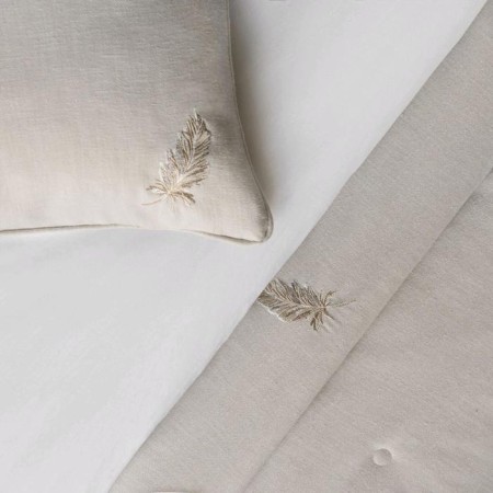 Set "MIKA": a bedspread 160 x 220 cm, pillowcases 40 x 40 cm - 2 pcs, beige-3