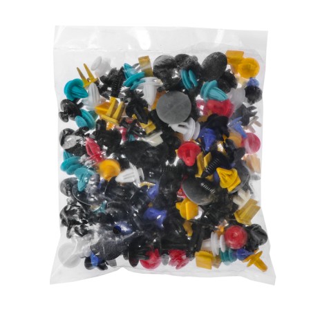 Clips and pistons fasteners, set 200 pcs-1