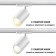 Trick lamp for a single -phase two -core (universal) novotech busbar. PIPE, 50W, GU10, 136x81 mm, white color