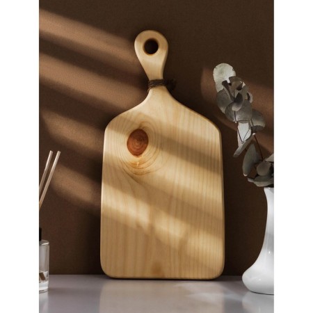 Board CHILDRENT ADELICA "NOT things", 36 × 18 × 2.5 cm, a whole array of cedar, Milk color-1