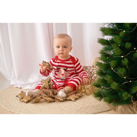 Combineson crumb I am "Olena", height 62-68 cm, red/white color-7